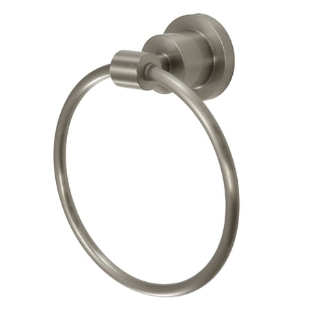 Kingston Brass Concord Towel Ring, Brushed Nickel BA8214SN